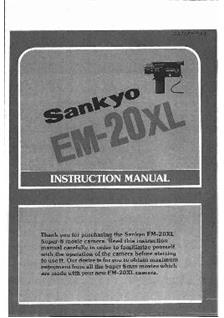 Sankyo EM 20 manual. Camera Instructions.